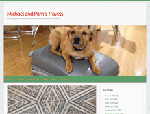 Tablet Screenshot of michaelandpamstravels.com